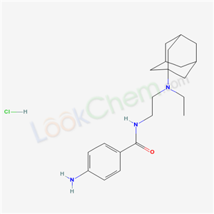N-[2-[1-adamantyl(ethyl)amino]ethyl]-4-aminobenzamide hydrochloride