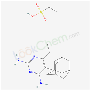 5-(1-adamantyl)-6-ethylpyrimidine-2,4-diamine; ethanesulfonic acid