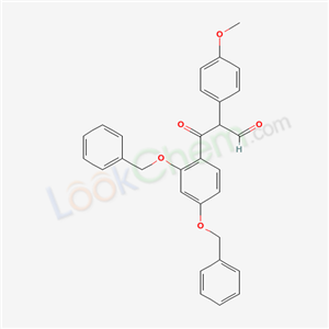 2,4-Bis(phenylmethoxy)-α-(p-methoxyphenyl)-β-oxobenzenepropanal