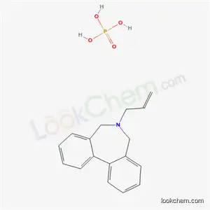 Molecular Structure of 130-83-6 (6-allyl-6,7-dihydro-5H-dibenz[c,e]azepinium dihydrogen phosphate)