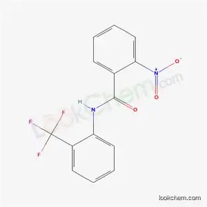 Molecular Structure of 5354-60-9 (2-nitro-N-[2-(trifluoromethyl)phenyl]benzamide)