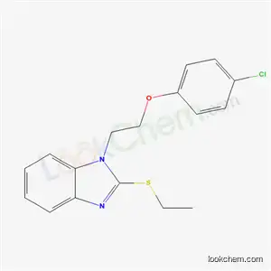 1-[2-(4-chlorophenoxy)ethyl]-2-(ethylsulfanyl)-1H-benzimidazole