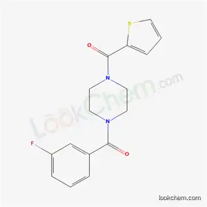 (3-Fluorophenyl)[4-(thiophen-2-ylcarbonyl)piperazin-1-yl]methanone