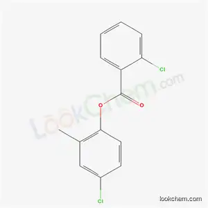 Molecular Structure of 6141-61-3 (4-chloro-2-methylphenyl 2-chlorobenzoate)