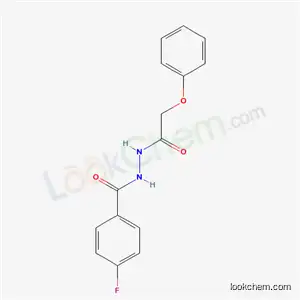 Molecular Structure of 5797-96-6 (4-fluoro-N-(2-phenoxyacetyl)benzohydrazide)