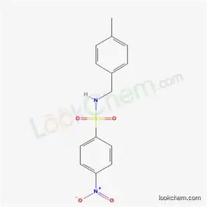 Molecular Structure of 5523-88-6 (N-(4-methylbenzyl)-4-nitrobenzenesulfonamide)