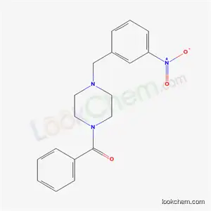 Molecular Structure of 5822-66-2 ([4-(3-nitrobenzyl)piperazin-1-yl](phenyl)methanone)