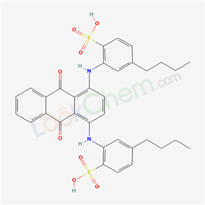2,2-((9,10-Dihydro-9,10-dioxo-1,4-anthrylene)diimino)bis(5-butylbenzenesulphonic) acid