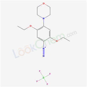 Benzenediazonium, 2,5-diethoxy-4-(4-morpholinyl)-, tetrafluoroborate(1-) cas  4979-72-0