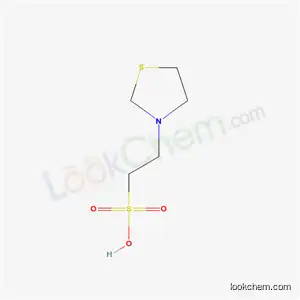 Molecular Structure of 5718-90-1 (3-Thiazolidine-1-ethanesulfonic acid)