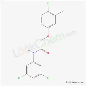Molecular Structure of 6229-26-1 (2-(4-chloro-3-methylphenoxy)-N-(3,5-dichlorophenyl)acetamide)