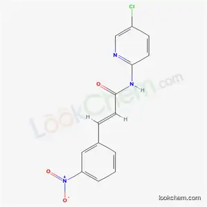 (2E)-N-(5-chloropyridin-2-yl)-3-(3-nitrophenyl)prop-2-enamide