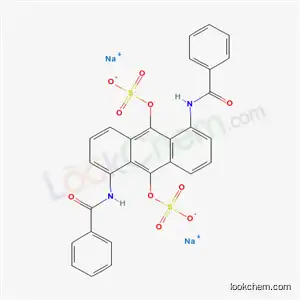 Molecular Structure of 6711-83-7 (disodium 1,5-dibenzamidoanthracene-9,10-diyl bis(sulphate))