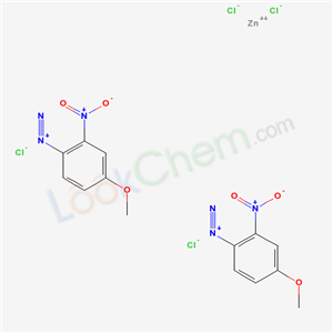 4-Methoxy-2-nitrobenzenediazoniumazonium tetrachlorozincate (2:1)