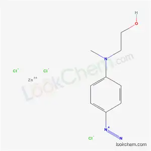 Molecular Structure of 15631-71-7 (4-[(2-hydroxyethyl)methylamino]benzenediazonium trichlorozincate)