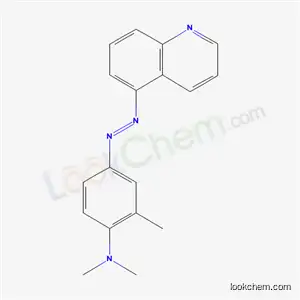 Molecular Structure of 17400-68-9 (N,N,2-trimethyl-4-quinolin-5-yldiazenyl-aniline)