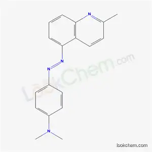 Molecular Structure of 17416-18-1 (2-Methyl-5-(4-dimethylaminophenylazo)quinoline)