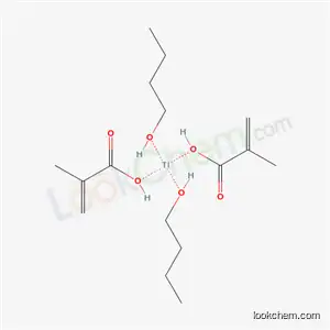 Molecular Structure of 18328-57-9 (Dibutoxybis(methacrylato)titanium)