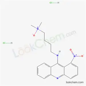 Molecular Structure of 20064-01-1 (dimethyl-[4-[(1-nitroacridin-9-yl)amino]butyl]-oxido-azanium dihydroch loride)