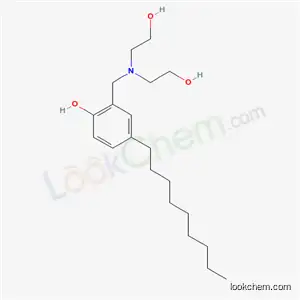 Molecular Structure of 20073-52-3 (alpha-[bis(2-hydroxyethyl)amino]-4-nonyl-o-cresol)