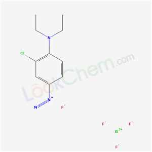 boron(3+); 3-chloro-4-(diethylamino)benzenediazonium; tetrafluoride