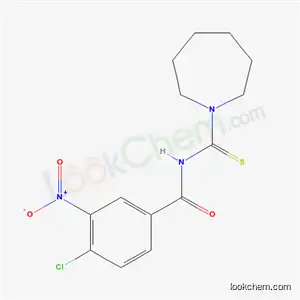Molecular Structure of 6978-19-4 (N-(azepan-1-ylcarbothioyl)-4-chloro-3-nitrobenzamide)