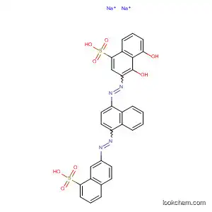 1-Naphthalenesulfonic acid,
4,5-dihydroxy-3-[[4-[(8-sulfo-2-naphthalenyl)azo]-1-naphthalenyl]azo]-,
disodium salt
