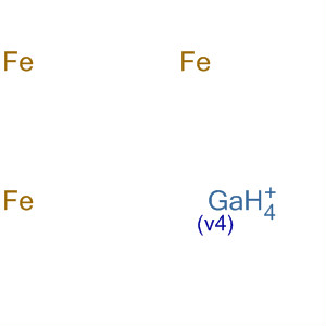 Molecular Structure of 12063-30-8 (Gallium, compd. with iron (1:3))