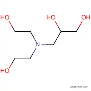 Molecular Structure of 13317-96-9 (1,2-Propanediol, 3-[bis(2-hydroxyethyl)amino]-)