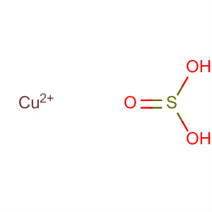Molecular Structure of 14013-02-6 (Sulfurous acid, copper(2+) salt (1:1))