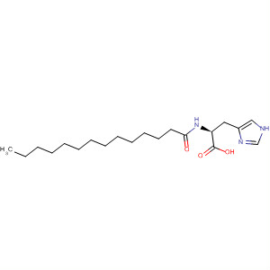 Molecular Structure of 16804-63-0 (L-Histidine, N-(1-oxotetradecyl)-)