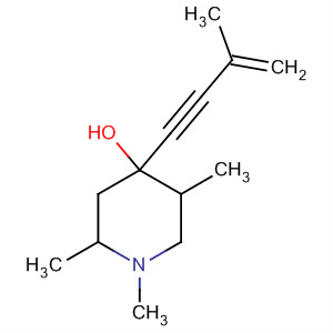 Molecular Structure of 17810-24-1 (4-Piperidinol, 1,2,5-trimethyl-4-(3-methyl-3-buten-1-ynyl)-)