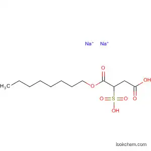 Molecular Structure of 18299-70-2 (Butanedioic acid, sulfo-, 1-octyl ester, disodium salt)