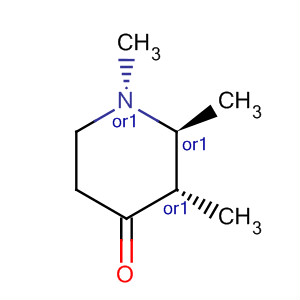 Molecular Structure of 18485-98-8 (4-Piperidinone, 1,2,3-trimethyl-, trans-)