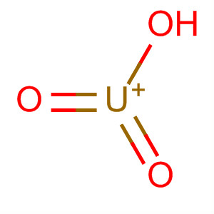 Molecular Structure of 19624-46-5 (Uranium(1+), hydroxydioxo-)