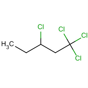 Molecular Structure of 19967-19-2 (Pentane, 1,1,1,3-tetrachloro-)