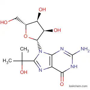 Molecular Structure of 23844-15-7 (Guanosine, 8-(1-hydroxy-1-methylethyl)-)