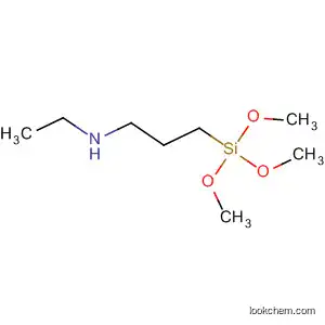 Molecular Structure of 3451-81-8 (1-Propanamine, N-ethyl-3-(trimethoxysilyl)-)
