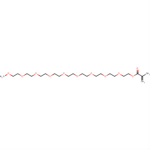 2-Propenoic acid, 2-methyl-,
3,6,9,12,15,18,21,24,27-nonaoxaoctacos-1-yl ester