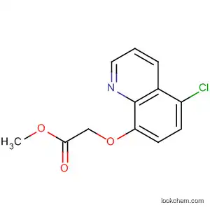 Molecular Structure of 4367-49-1 (Acetic acid, [(5-chloro-8-quinolinyl)oxy]-, methyl ester)