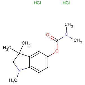 Carbamic acid, dimethyl-, 2,3-dihydro-1,3,3-trimethyl-1H-indol-5-yl ester, monohydrochloride