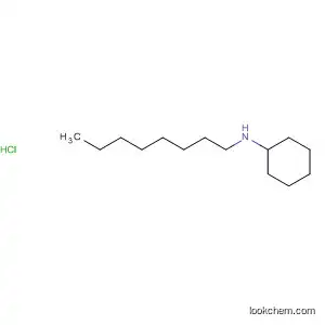 Molecular Structure of 4922-19-4 (Cyclohexanamine, N-octyl-, hydrochloride)