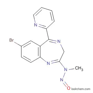 Molecular Structure of 51660-17-4 (3H-1,4-Benzodiazepin-2-amine,
7-bromo-N-methyl-N-nitroso-5-(2-pyridinyl)-)