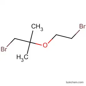Molecular Structure of 52250-77-8 (Propane, 1-bromo-2-(2-bromoethoxy)-2-methyl-)