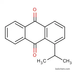Molecular Structure of 52868-95-8 (9,10-Anthracenedione, 1-(1-methylethyl)-)
