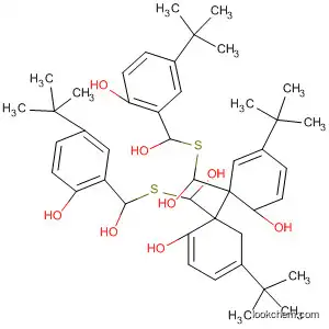 Molecular Structure of 56857-26-2 (Benzenemethanol, 3,3'-dithiobis[5-(1,1-dimethylethyl)-2-hydroxy-)