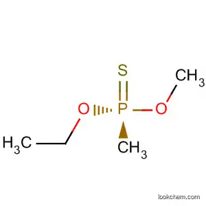 Molecular Structure of 57557-24-1 (Phosphonothioic acid, methyl-, O-ethyl S-methyl ester, (R)-)