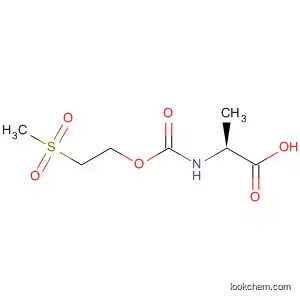 Molecular Structure of 57849-45-3 (L-Alanine, N-[[2-(methylsulfonyl)ethoxy]carbonyl]-)