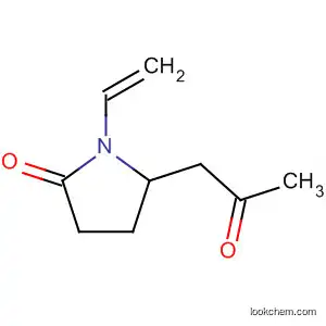 Molecular Structure of 58804-58-3 (2-Pyrrolidinone, 1-ethenyl-5-(2-oxopropyl)-)