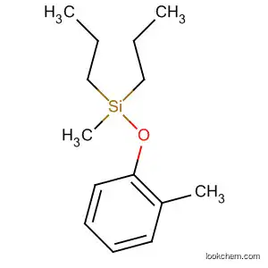 Molecular Structure of 59313-85-8 (Silane, methyl(2-methylphenoxy)dipropyl-)